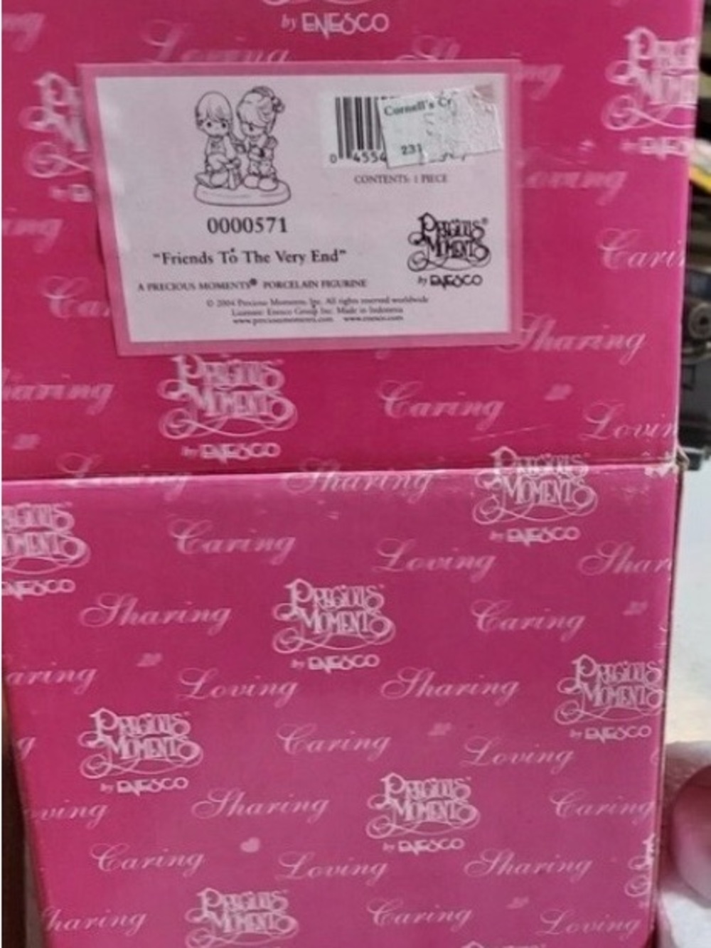 Precious moments 2004 “ FRIENDS TILL THE VERY END” NEW in original box FLAWLESS - Picture 2 of 2
